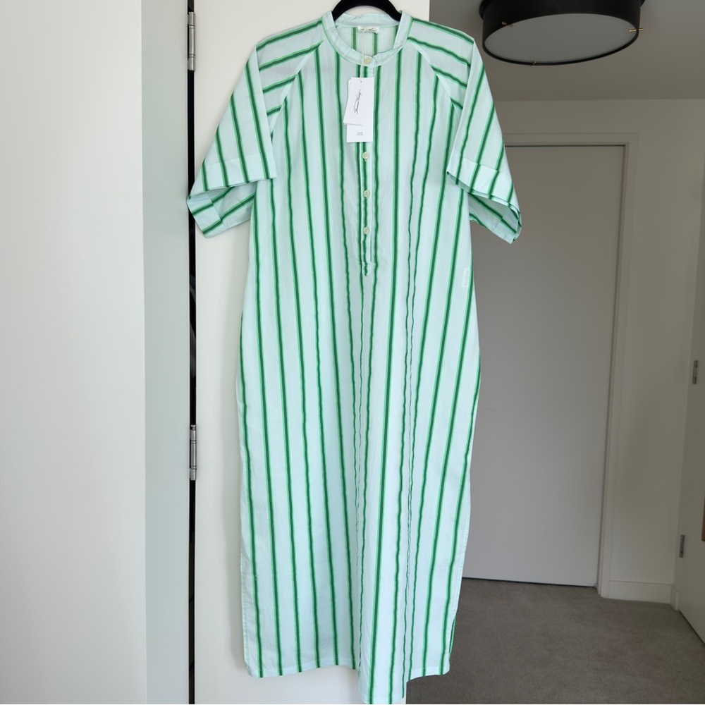 Brand New Shirt Cotton Summer Dress. Brand: American Vintage. Retail price: $279 - Picture 3 of 16